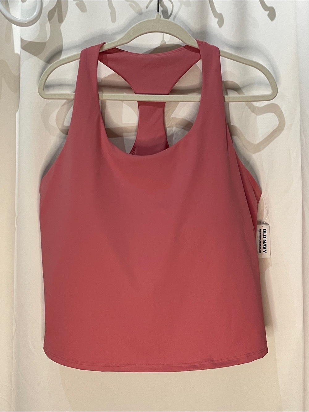 Old Navy Dusty Rose Racerback Tank Top